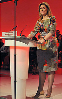 Photos of Sarah Brown in Erdem and Jimmy Choo at Labour Party Conference in Brighton