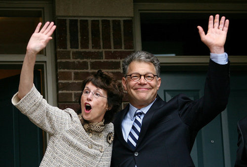 Front Page: Al Franken Heads to the Senate
