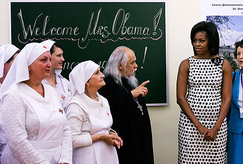 Oh Snap! Michelle Obama Visits Orphanage in Moscow