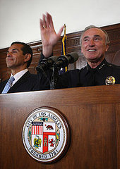LAPD Chief William J. Bratton Waxes Philosophical as He Resigns From His Post