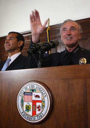 LAPD Chief William J. Bratton Waxes Philosophical as He Resigns From His Post