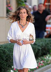 Sarah Jessica Parker on the set of the new ''Sex and the City'' movie