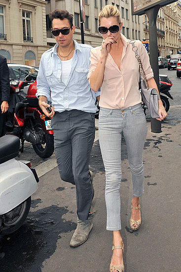 Kate Moss and Jamie Hince head to lunch at L'Avenue restaurant and later hit Prada