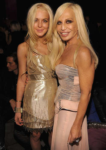 Lindsay Lohan, Donatella Versace
Lindsay Lohan, Donatella Versace