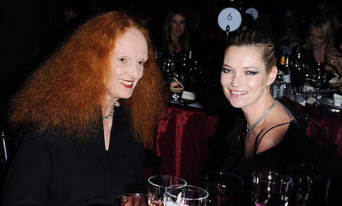 Grace Coddington, Kate Moss
Grace Coddington, Kate Moss