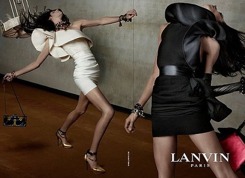 First Look: Jamie Bochert for Lanvin Women Spring 2010; Inez van Lamsweerde and Vinoodh Matadin for Lanvin Men