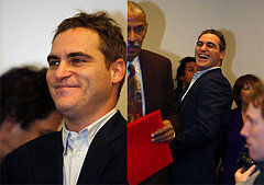 Joaquin Supports Non-Violence (Off the Big Screen) Joaquin Supports Non-Violence (Off the Big Screen)