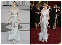 The Oscars Gowns Runway vs. Red Carpet