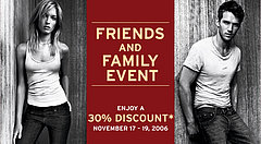 Friends and Family Discounts: Levi's Store