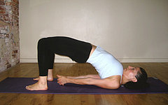 Strike a Yoga Pose:  Half Wheel
