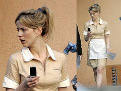 Kate Beckinsale Goes Blonde for Winged Creatures