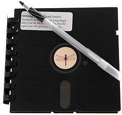 Totally Geeky or Geek Chic? Floppy Disk Journal 