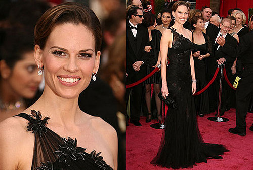 Oscars Red Carpet: Hilary Swank