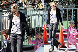 Heidi, Leni, and Henry Make For a Fashionable Threesome