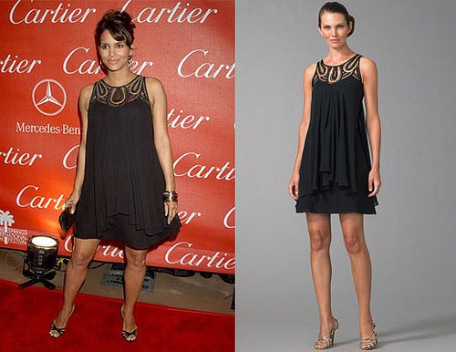 Found! Halle Berry's Black Papillon Mini Dress 