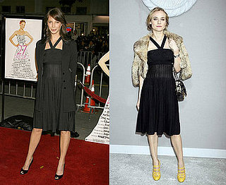 Who Wore It Better? Sheer Black Chanel Dress 