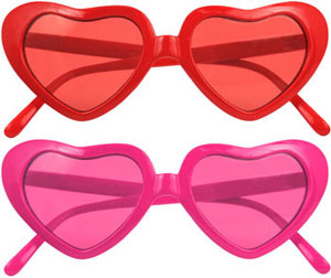 Simply Fab: Fred Flare Heart Sunglasses 