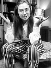 Lighten Up: What's in Hillary's Closet? Hillarity.