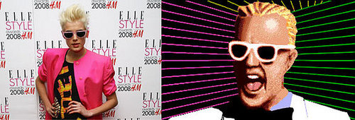 Agyness Deyn . . .  Or Max Headroom? 