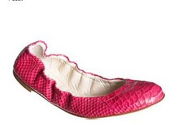 The Look For Less: Giuseppe Zanotti Printed Python Flats The Look For Less: Giuseppe Zanotti Printed Python Flats