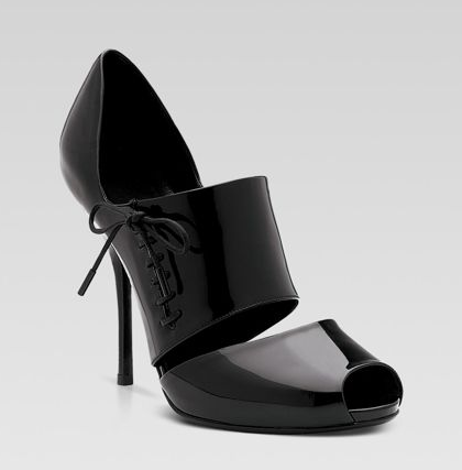 The Look For Less: Gucci Corset Patent Heels 