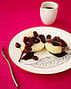 Easy Winter Treat: Pears With Cherries and Chocolate Sauce