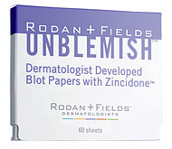 Rodan +  Fields: UNBLEMISH Blot Papers with Zincidone