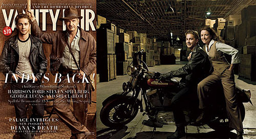 Shia and Harrison's Indiana and The VF Cover