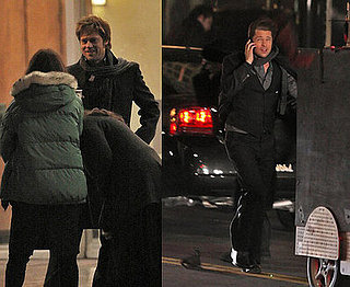 Brad Pitt Films a Commercial For Softbank in LA