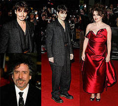 Johnny Depp at the Sweeney Todd Premiere in London