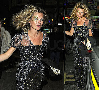 Kate Moss Has Birthday Stars in (and on) Her Eyes