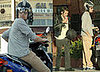 Leonardo DiCaprio Rides His Moped Around LA