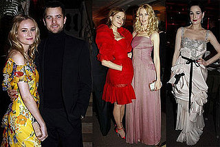 Dita Von Teese and Diane Kruger at the Sidaction AIDS Benefit in Paris on January 24, 2008