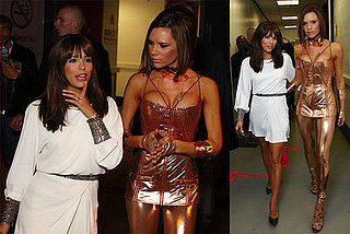 Eva Longoria with Victoria Beckham After Spice Girls Concert