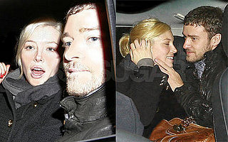 Justin Enjoys His Super Blonde Girl & Super Bowl Commercial