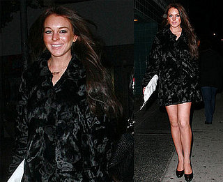 Linsday Lohan with Dark Hair