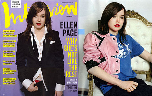 Ellen Page in Interview Magazine