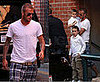Becks Is Still Manning the Fort While Posh Is on Tour