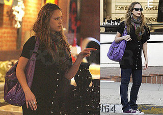 Jessica Alba's Pretty Purple Valentine's Day