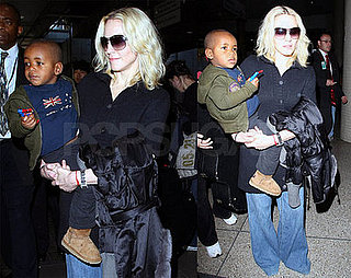 Madonna in Los Angeles With David Banda