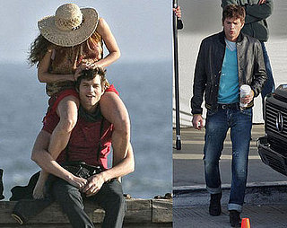 Ashton Kutcher Filming Spread in LA