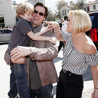 Jim Carrey, Jenny McCarthy and Evan Asher at the Premiere of Horton Hears a Who
