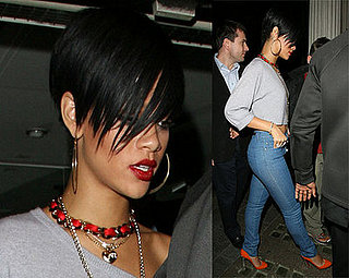 Rihanna Leaving Paper in London on March 9, 2008