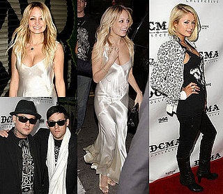 Nicole Richie and Paris Hilton at the DCMA Store Opening