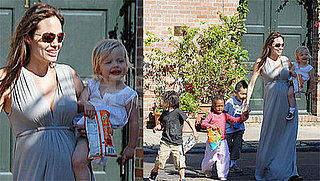 Angelina Feeds Her Kids Snacks, Just Like Us!
