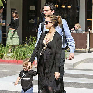 Jessica Alba Spends Time with Her Nephew