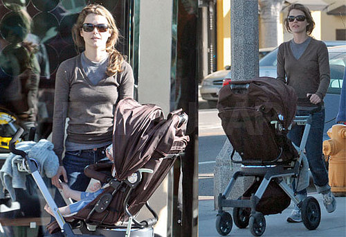 Keri Russell and River Russell Deary Get Pinkberry in LA