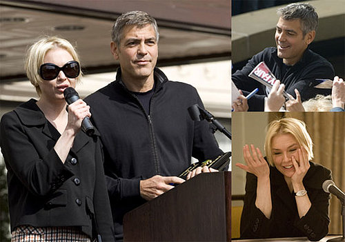 George Clooney and Renée Zellweger Promote Leatherheads In South Carolina