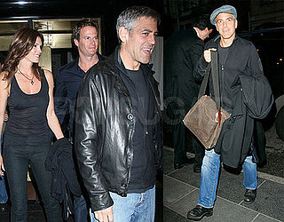 Leatherheads Star and Director George Clooney Out with Cindy Crawford and Rande Gerber