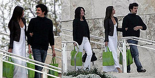 Orlando Bloom with Girlfriend Miranda Kerr and Her Mother Therese in LA